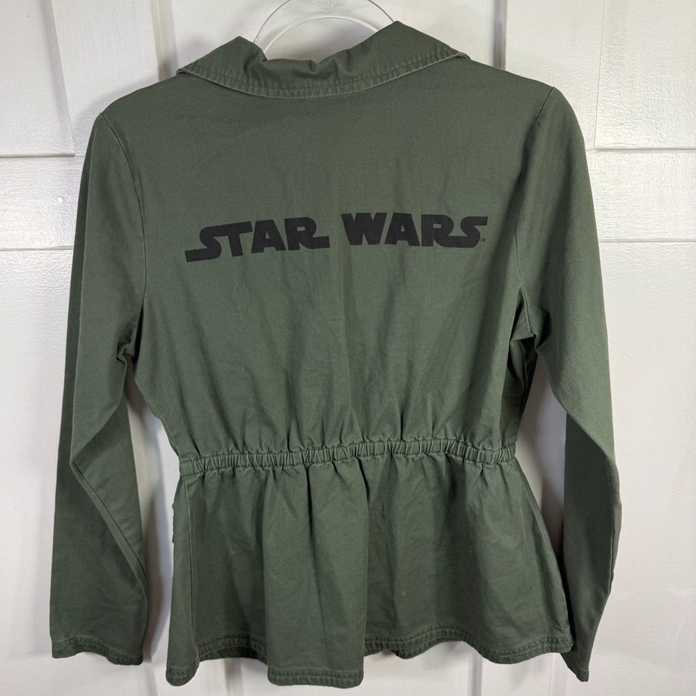 Star Wars Her Universe Green Utility Jacket with Patches Women's Size Medium - Picture 5 of 8